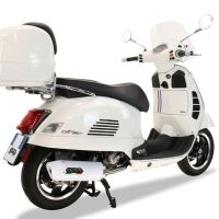 GPR exhaust compatible with  Piaggio Vespa Gts 250 I.E. 2005-2015, Albus Ceramic, full system exhaust legal for UK and non-EU countries including removable db killer 