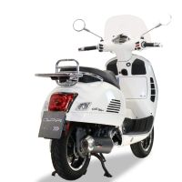 GPR exhaust compatible with  Piaggio Vespa Gts 250 I.E. 2005-2015, Evo4 Road, Homologated legal full system exhaust, including removable db killer 