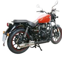 GPR exhaust compatible with  Royal Enfield Meteor 350 2021-2023, Ultracone, Homologated legal slip-on exhaust including removable db killer, link pipe and catalyst 