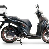 GPR exhaust compatible with  Honda SH 125 2020-2023, Pentascooter, Homologated legal full system exhaust, including removable db killer and catalyst 