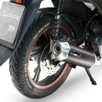 GPR exhaust compatible with  Honda SH 125 2020-2023, Pentascooter, Homologated legal full system exhaust, including removable db killer and catalyst 