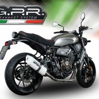 GPR exhaust compatible with  Yamaha Xsr 700 2017-2020, Albus Evo4, full system exhaust legal for UK and non-EU countries including removable db killer 