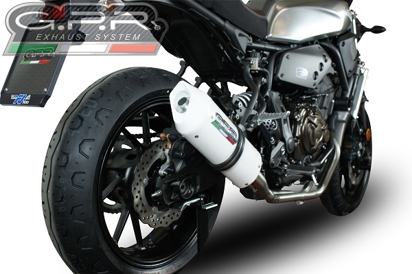 GPR exhaust compatible with  Yamaha Xsr 700 2017-2020, Albus Evo4, full system exhaust legal for UK and non-EU countries including removable db killer 