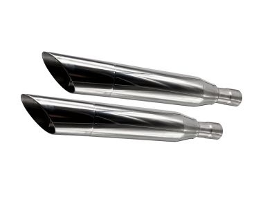 GPR exhaust compatible with  Harley Davidson Sportster 1200 2004-2009, Slash Inox, Dual Homologated legal slip-on exhaust including removable db killers and link pipes 