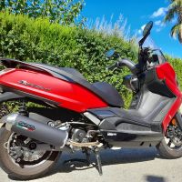 GPR exhaust compatible with  Kymco Superdink 125 I.E. 2017-2020, Evo4 Road, Homologated legal full system exhaust, including removable db killer and catalyst 