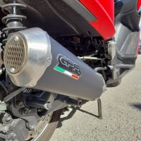 GPR exhaust compatible with  Kymco Superdink 125 I.E. 2017-2020, Evo4 Road, Homologated legal full system exhaust, including removable db killer and catalyst 