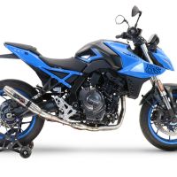 GPR exhaust compatible with  Suzuki Gsx-8S 2022-2024, Deeptone Inox, Homologated legal full system exhaust, including removable db killer and catalyst 