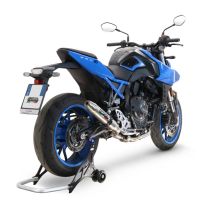 GPR exhaust compatible with  Suzuki Gsx-8S 2022-2024, Deeptone Inox, Homologated legal full system exhaust, including removable db killer and catalyst 