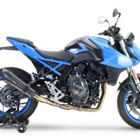 GPR exhaust compatible with  Suzuki Gsx-8R 2022-2024, GP Evo4 Poppy, Homologated legal full system exhaust, including removable db killer and catalyst 