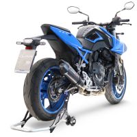 GPR exhaust compatible with  Suzuki Gsx-8R 2022-2024, GP Evo4 Poppy, Homologated legal full system exhaust, including removable db killer and catalyst 