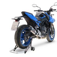 GPR exhaust compatible with  Suzuki Gsx-8R 2022-2024, GP Evo4 Titanium, Homologated legal full system exhaust, including removable db killer and catalyst 