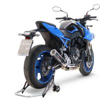 GPR exhaust compatible with  Suzuki Gsx-8S 2022-2024, M3 Black Titanium, Homologated legal full system exhaust, including removable db killer and catalyst 