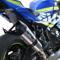 GPR exhaust compatible with  Suzuki Gsx-R 1000 - 1000 R  2021-2024, GP Evo4 Titanium, Homologated legal slip-on exhaust including removable db killer and link pipe 