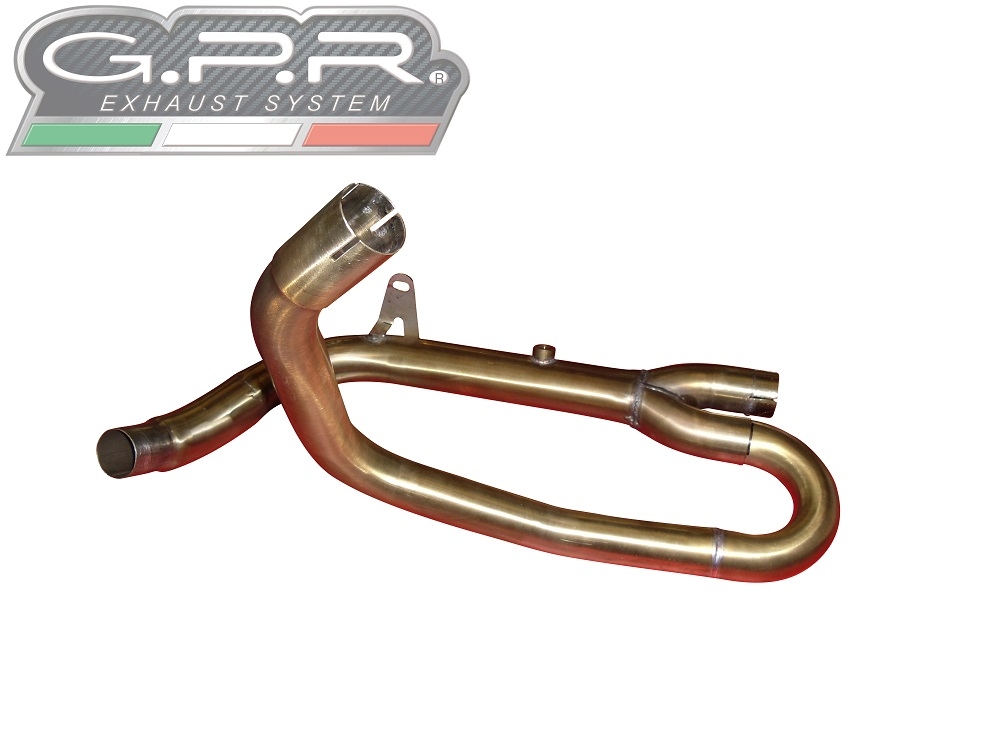 GPR exhaust compatible with  Suzuki Sv 650 A  2021-2024, Trioval, Homologated legal slip-on exhaust including removable db killer and link pipe 