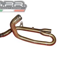 GPR exhaust compatible with  Suzuki Sv 650 A  2021-2024, Trioval, Homologated legal slip-on exhaust including removable db killer and link pipe 