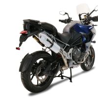 GPR exhaust compatible with  Triumph Tiger 1200 Gt - Rally 2022-2024, Albus Evo4, Homologated legal slip-on exhaust including removable db killer and link pipe 