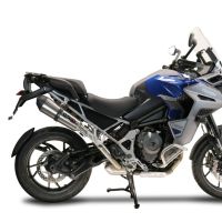 GPR exhaust compatible with  Triumph Tiger 1200 Gt - Rally 2022-2024, GP Evo4 Titanium, Homologated legal slip-on exhaust including removable db killer and link pipe 