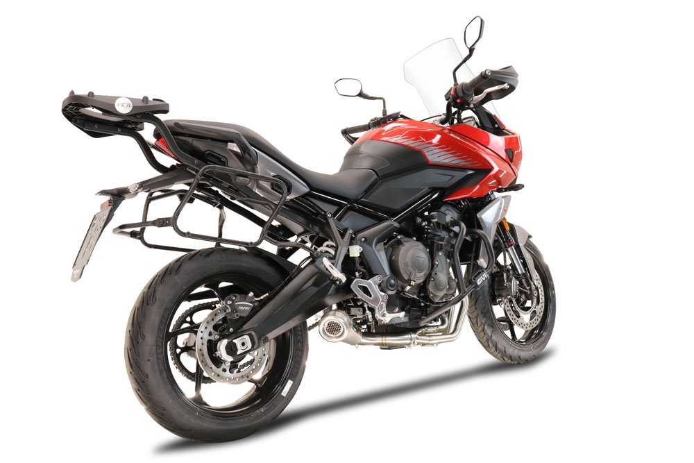 GPR exhaust compatible with  Triumph Tiger Sport 660 2022-2024, Powercone Evo, full system exhaust legal for UK and non-EU countries including removable db killer 