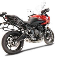 GPR exhaust compatible with  Triumph Tiger Sport 660 2022-2024, Powercone Evo, full system exhaust legal for UK and non-EU countries including removable db killer 