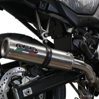 GPR exhaust compatible with  Suzuki V-Strom DL650 2017-2020, M3 Inox , Mid-full system exhaust legal for UK and non-EU markets including removable db killer 