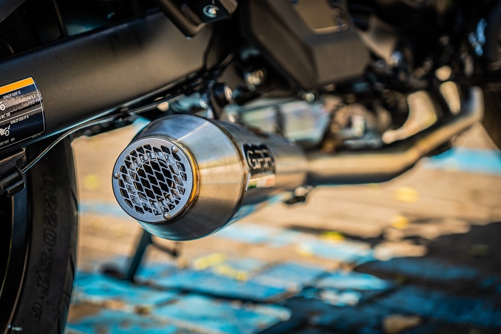 GPR exhaust compatible with  Kawasaki Versys 650 2021-2022, Ultracone, Homologated legal full system exhaust, including removable db killer and catalyst 