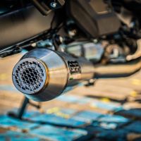 GPR exhaust compatible with  Kawasaki Versys 650 2021-2022, Ultracone, Homologated legal full system exhaust, including removable db killer and catalyst 