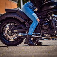 GPR exhaust compatible with  Kawasaki Versys 650 2021-2022, Ultracone, Homologated legal full system exhaust, including removable db killer and catalyst 