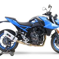 GPR exhaust compatible with  Suzuki Gsx-8S 2022-2024, Albus Ceramic, full system exhaust legal for UK and non-EU countries including removable db killer 