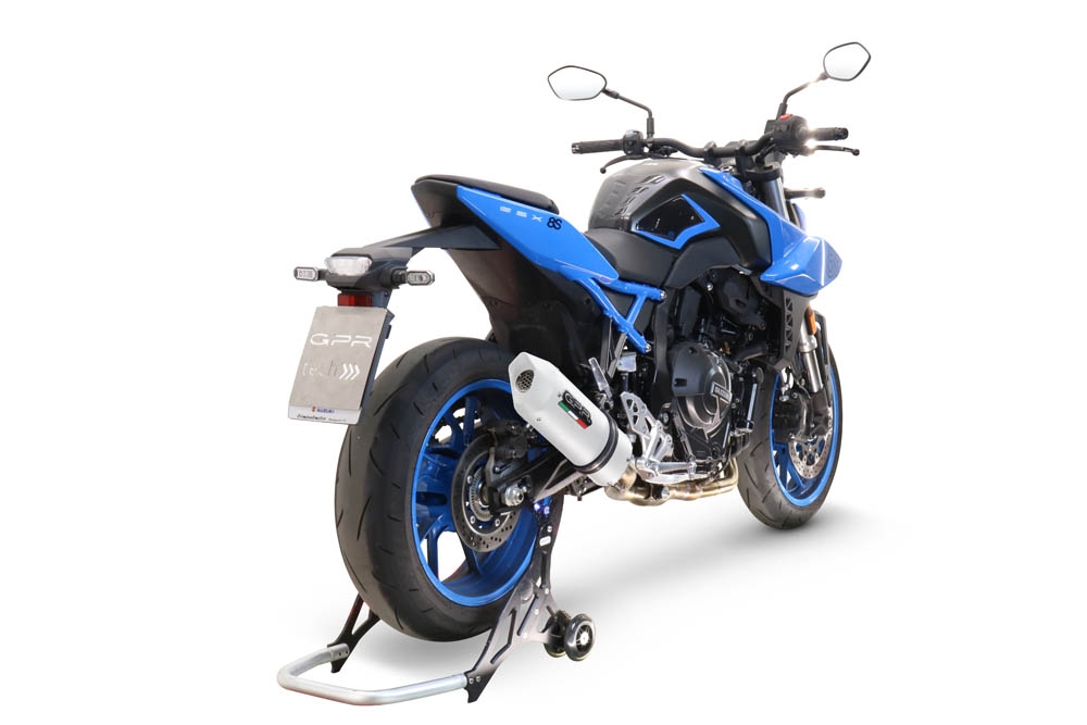 GPR exhaust compatible with  Suzuki Gsx-8R 2022-2024, Albus Evo4, Homologated legal full system exhaust, including removable db killer and catalyst 