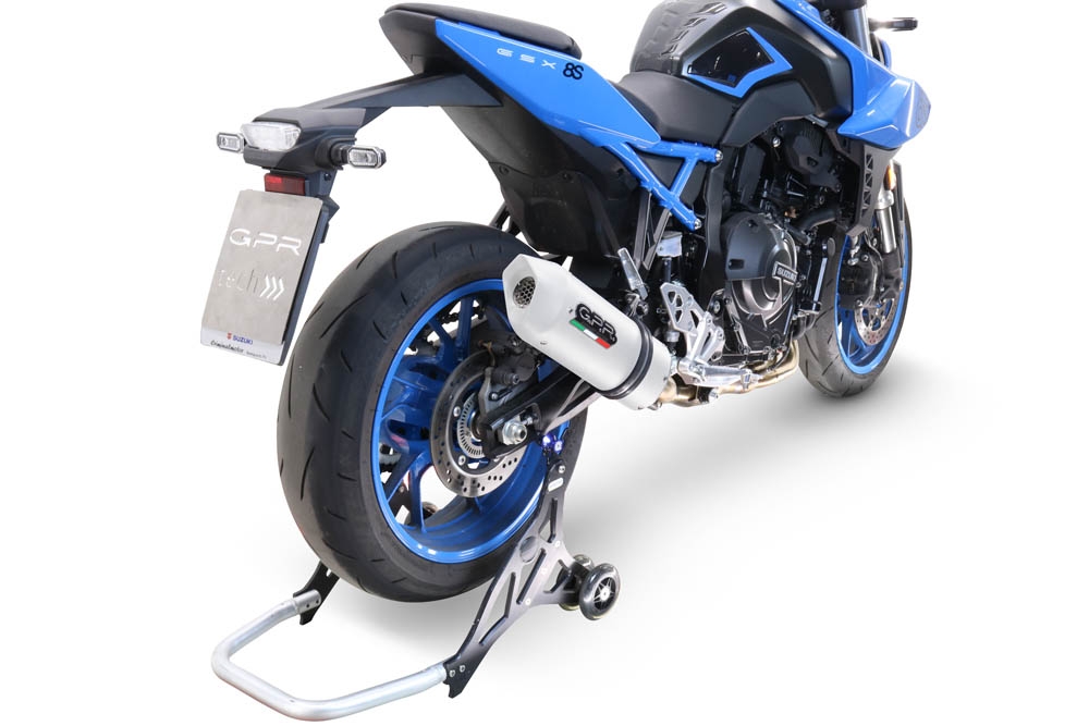 GPR exhaust compatible with  Suzuki Gsx-8R 2022-2024, Albus Evo4, Homologated legal full system exhaust, including removable db killer and catalyst 