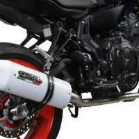 GPR exhaust compatible with  Yamaha Mt-07  2021-2024, Albus Evo4, Homologated legal full system exhaust, including removable db killer and catalyst 