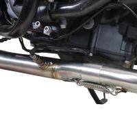 GPR exhaust compatible with  Yamaha Mt-07  2021-2024, GP Evo4 Poppy, Homologated legal full system exhaust, including removable db killer and catalyst 