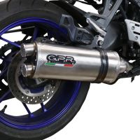 GPR exhaust compatible with  Yamaha Tracer 9 2021-2024, Dual Inox, Homologated legal full system exhaust, including removable db killer and catalyst 