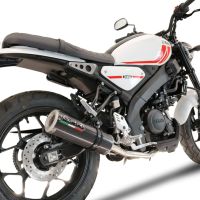 GPR exhaust compatible with  Yamaha XSR 125 2021-2024, M3 Poppy , Homologated legal full system exhaust, including removable db killer and catalyst 