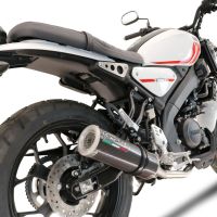 GPR exhaust compatible with  Yamaha XSR 125 2021-2024, M3 Poppy , Homologated legal full system exhaust, including removable db killer and catalyst 