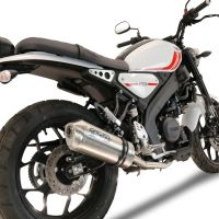 GPR exhaust compatible with  Yamaha XSR 125 2021-2024, Satinox , full system exhaust legal for UK and non-EU countries including removable db killer 