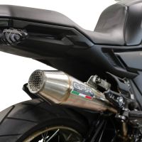 GPR exhaust compatible with  Zontes 350 R1 2022-2024, Ultracone, Homologated legal slip-on exhaust including removable db killer and link pipe 