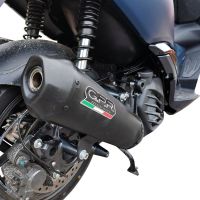 GPR exhaust compatible with  Zontes M 125 2022-2024, Pentaroad Black, Homologated legal full system exhaust, including removable db killer and catalyst 