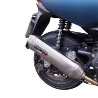 GPR exhaust compatible with  Zontes M 125 2022-2024, Pentaroad Inox, full system exhaust legal for UK and non-EU countries including removable db killer 