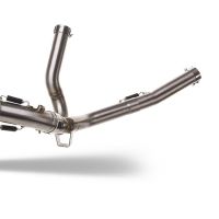 GPR exhaust compatible with  Suzuki V-Strom DL650 2012-2016, Satinox , Homologated legal Mid-full system exhaust, including removable db killer and catalyst  