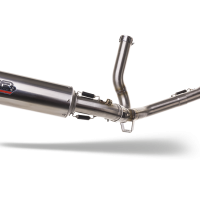 GPR exhaust compatible with  Suzuki Sv 650 - S 1999-2002, M3 Inox , Homologated legal mid-full system exhaust including removable db killer 