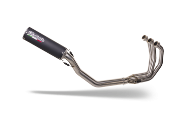 GPR exhaust compatible with  Triumph Tiger Sport 660 2022-2024, M3 Black Titanium, Homologated legal full system exhaust, including removable db killer and catalyst 