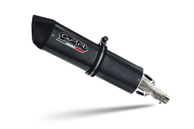 GPR exhaust compatible with  Beta RR 125 Enduro Lc 4t 2010-2018, Furore Poppy, Homologated legal slip-on exhaust including removable db killer and link pipe 