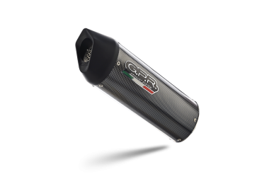 GPR exhaust compatible with  Benelli Bn 125 2021-2024, Furore Evo4 Poppy, full system exhaust legal for UK and non-EU countries including removable db killer 