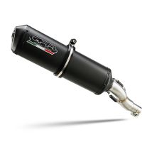 GPR exhaust compatible with  Kawasaki Versys 650 2006-2014, Ghisa , Homologated legal slip-on exhaust including removable db killer and link pipe 