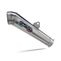 GPR exhaust compatible with  Bmw R 1200 Gs -Adventure 2014-2016, Powercone Evo, Homologated legal slip-on exhaust including removable db killer and link pipe 