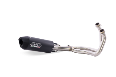 GPR exhaust compatible with  Bmw R 1200 Gs -Adventure 2010-2012, Furore Nero, Homologated legal full system exhaust, including removable db killer 